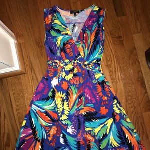 Spenser abstract floral summer dress